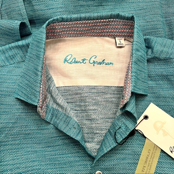 NWT ROBERT GRAHAM BRIXTON EMBROIDERED LONG SLEEVE CLASSIC SHIRT - Picture 4 of 11